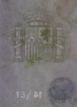 Pasaporte (España) marca al agua Pasaporte (España) marca al agua