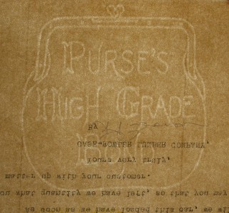 Purse's High Grade Bond watermark Purse's High Grade Bond watermark